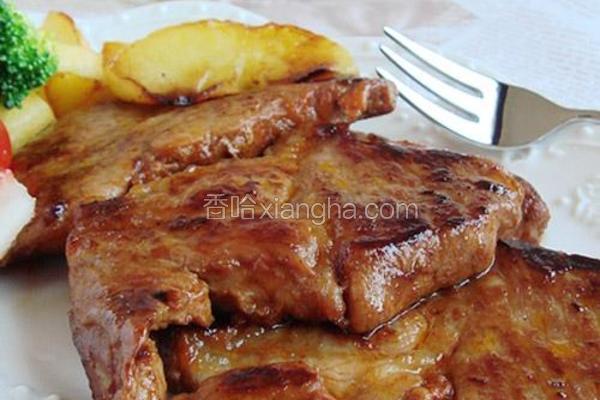 香煎梅花肉排