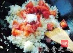 蕃茄蛋炒饭的做法图解6