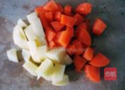胡萝卜土豆饭的做法图解3