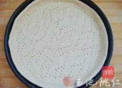腊肠批萨的做法图解3