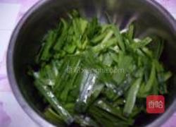 韭菜炒豆腐的做法图解2