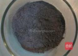 香甜紫米红豆饼的做法图解4