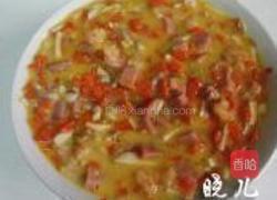 虾仁鸡蛋饼的做法图解6