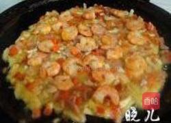 虾仁鸡蛋饼的做法图解8
