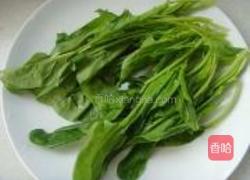 炸菠菜脯的做法图解1