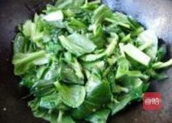 油菜烧素鸡的做法图解4