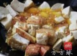 鱼籽烧豆腐的做法图解2