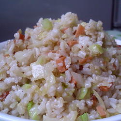 火腿肠包菜炒饭的做法[图]