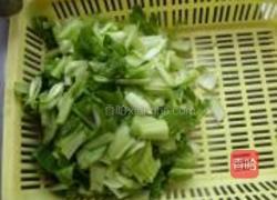 小油菜炒香干的做法图解3