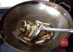 小油菜炒香干的做法图解6