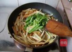 土豆炒香干的做法图解6