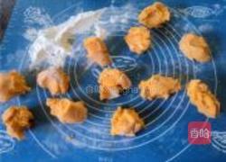 蒸栗子馅番薯饼的做法图解1