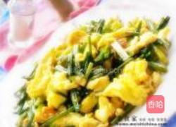韭菜花炒蛋的做法图解8