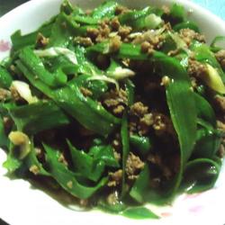 肉末丝瓜皮的做法[图]