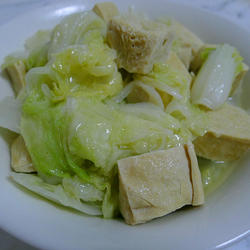 白菜冻豆腐的做法[图]