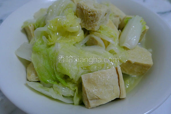 白菜冻豆腐
