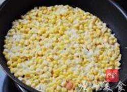 炼乳玉米烙的做法图解4