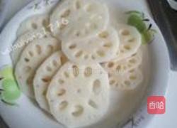 肉香藕盒的做法图解2