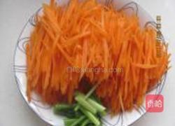 清炒胡萝卜的做法图解3