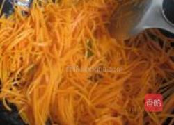 清炒胡萝卜的做法图解5