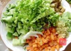 豆干炒饭的做法图解2