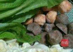 双蔬丸汤的做法图解1