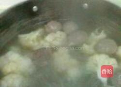 双蔬丸汤的做法图解4