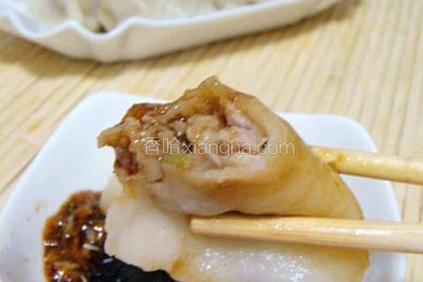 猪肉莲藕馅水饺