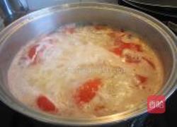 鸡蛋番茄乌冬汤面的做法图解4