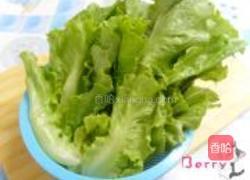 蒜香生菜的做法图解1