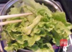 蒜香生菜的做法图解3