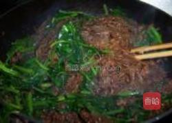 肉末粉丝菠菜的做法图解9