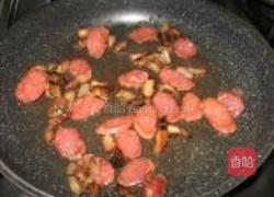 腊味炒蒜苗的做法图解3