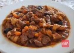 红酒烧牛腩百叶结的做法图解10