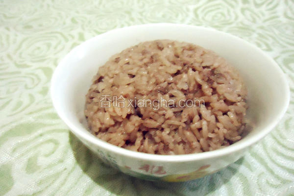 红豆汁米饭