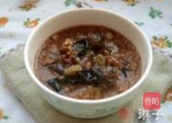核桃木耳粳米粥的做法图解6