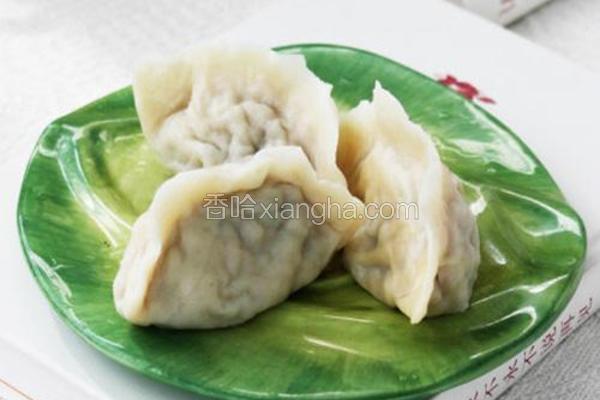 莲藕馅水饺