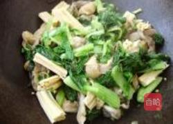 腐竹鲜蘑烧白菜的做法图解7