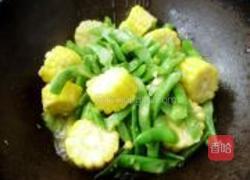豆角烩玉米的做法图解5