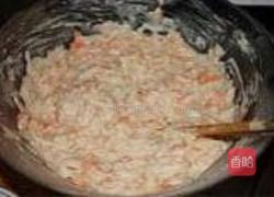 干炸素丸子的做法图解3