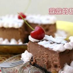 黑巧克力欧式芝士蛋糕的做法[图]