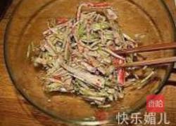 凉拌黄瓜蟹肉丝的做法图解6