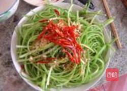 手撕蒜薹的做法图解4