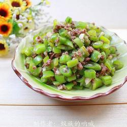 四季豆炒牛肉末的做法[图]