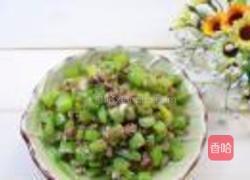 四季豆炒牛肉末的做法图解8