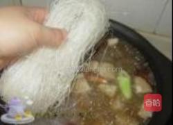 羊肉粉丝煲的做法图解5