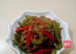 肉末炒苦瓜的做法图解12