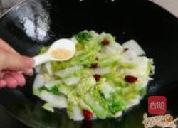 家常炒白菜的做法图解4