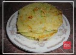 土豆萝卜丝饼的做法图解8