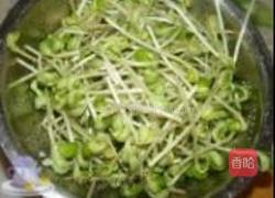 青豆苗炒肉的做法图解3
